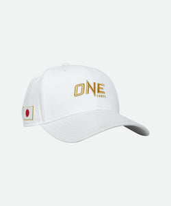 ONE Tokyo Logo Baseball Cap (White)