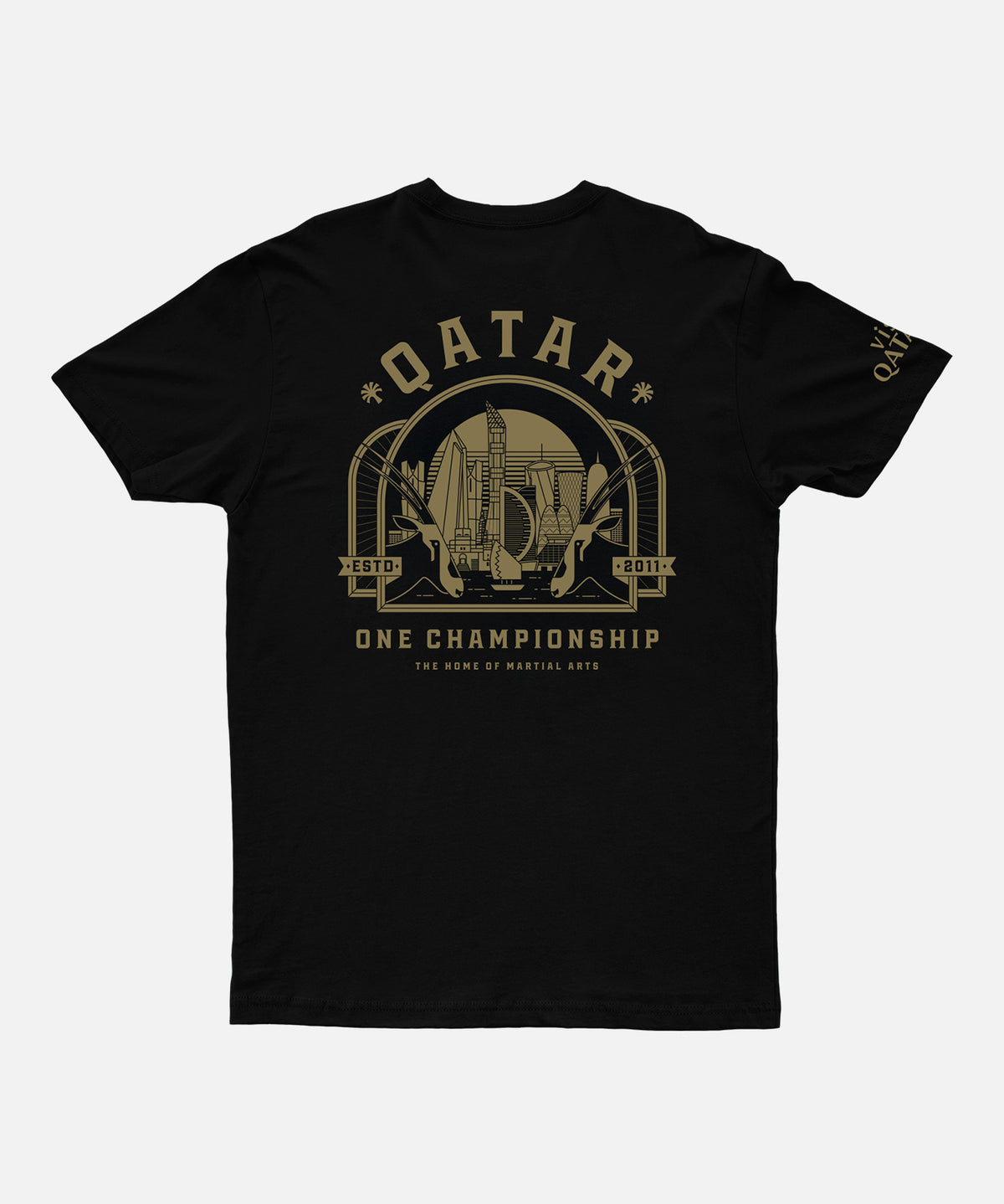 ONE Qatar Graphic Tee   (Black)