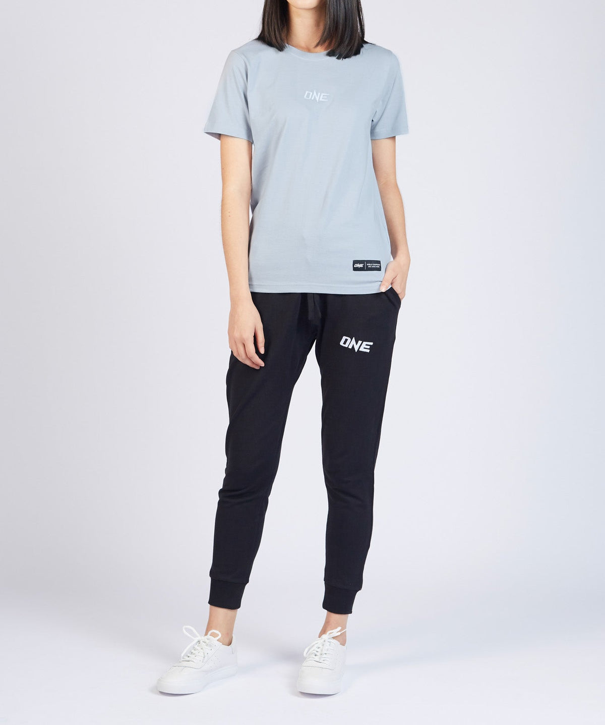 ONE Signature Logo Tee (Steel Blue) - ONE.SHOP | The Official Online Shop of ONE Championship
