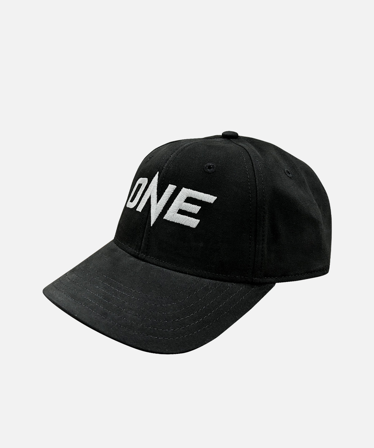 ONE White Logo Baseball Cap 2.0 (Black)