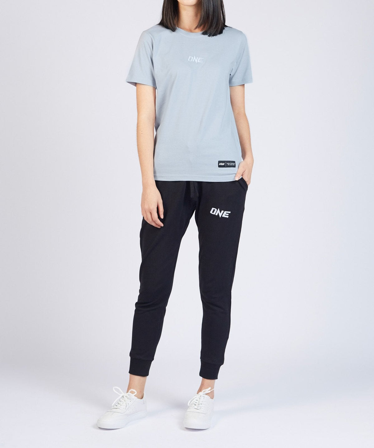ONE Signature Logo Tee (Steel Blue) - ONE.SHOP | The Official Online Shop of ONE Championship