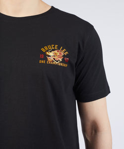 Bruce Lee The Dragon Graphic Tee (Black)