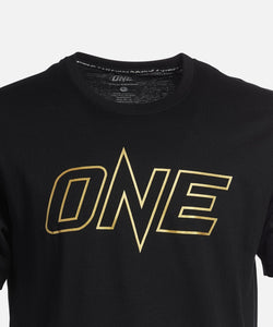 ONE Gold Metallic Logo Tee - ONE.SHOP | The Official Online Shop of ONE Championship