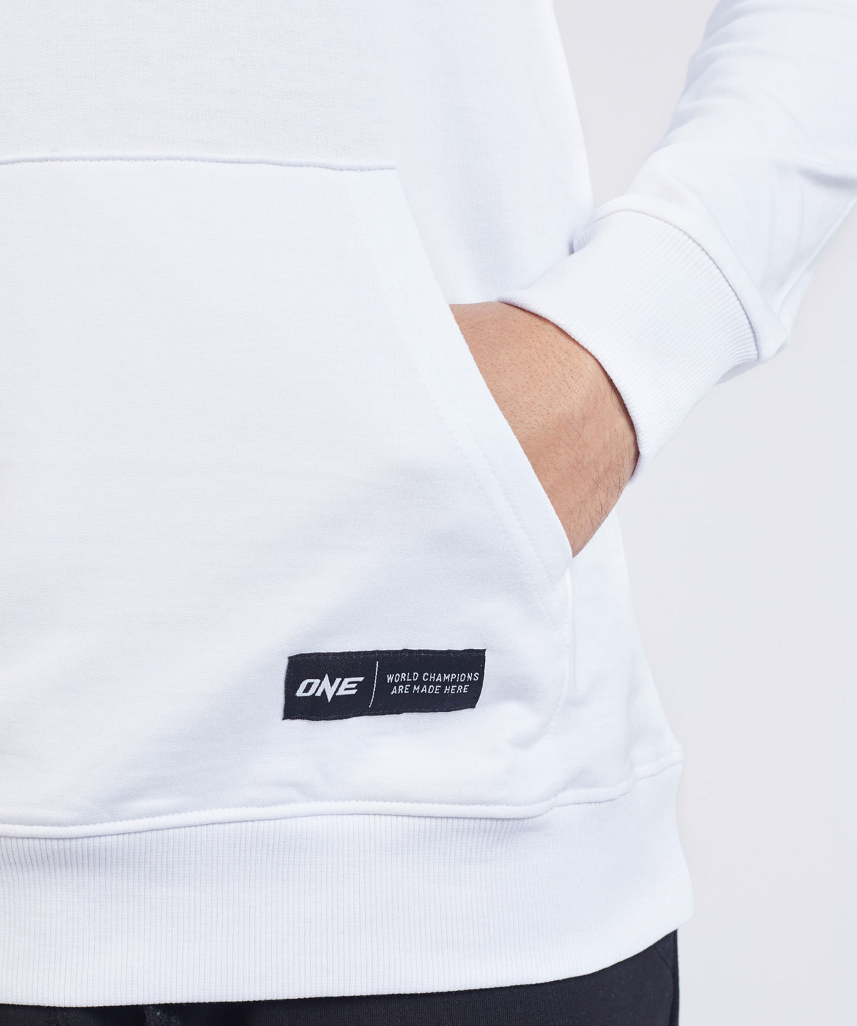 ONE White Logo Pullover Hoodie - ONE.SHOP | The Official Online Shop of ONE Championship