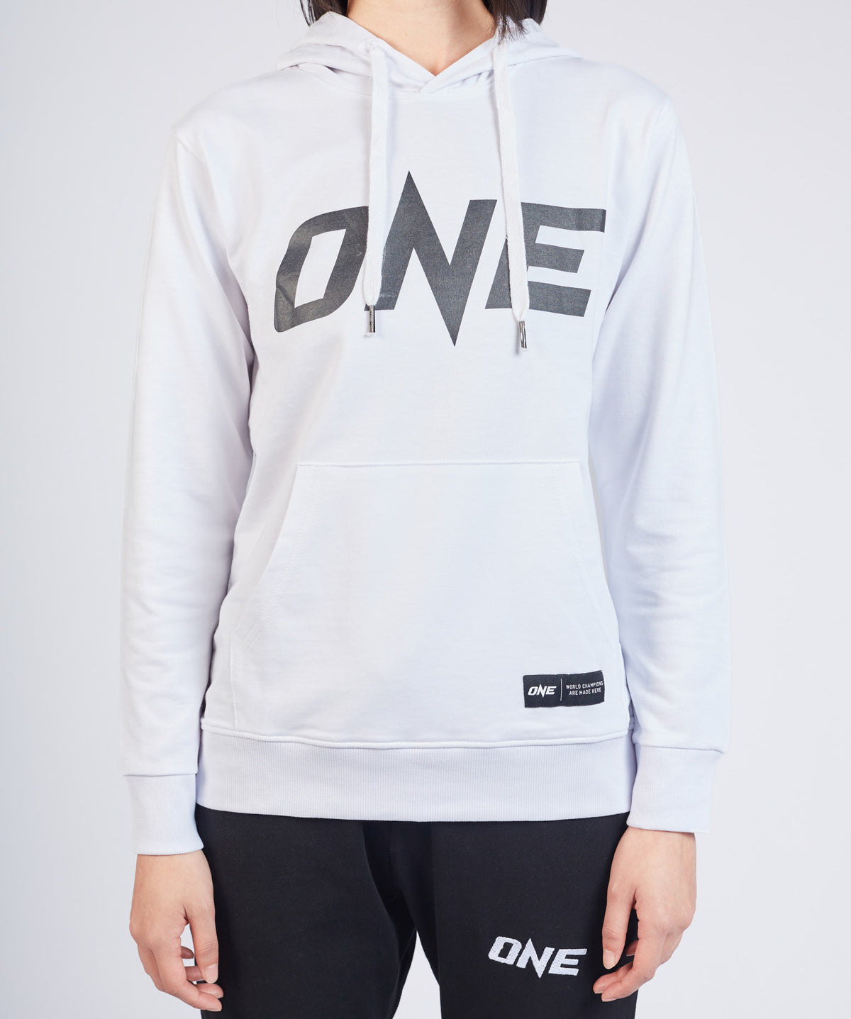 ONE White Logo Pullover Hoodie - ONE.SHOP | The Official Online Shop of ONE Championship