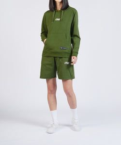 ONE Signature Logo Pullover Hoodie (Khaki Green)