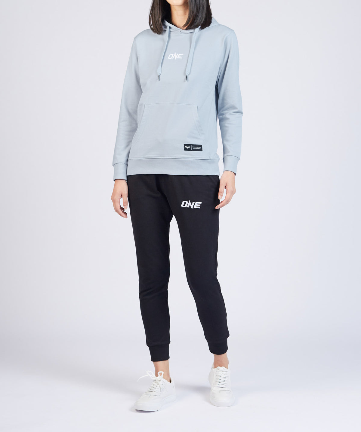 ONE Signature Logo Pullover Hoodie (Steel Blue) - ONE.SHOP | The Official Online Shop of ONE Championship
