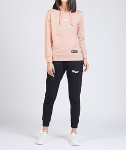 ONE Signature Logo Pullover Hoodie (Peach Pink) - ONE.SHOP | The Official Online Shop of ONE Championship