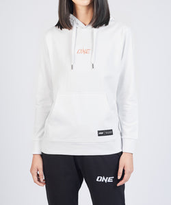 ONE Signature Logo Pullover Hoodie (White) - ONE.SHOP | The Official Online Shop of ONE Championship