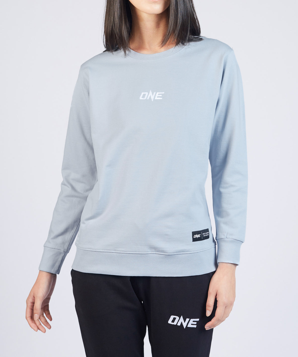 ONE Signature Logo Sweatshirt (Steel Blue) - ONE.SHOP | The Official Online Shop of ONE Championship