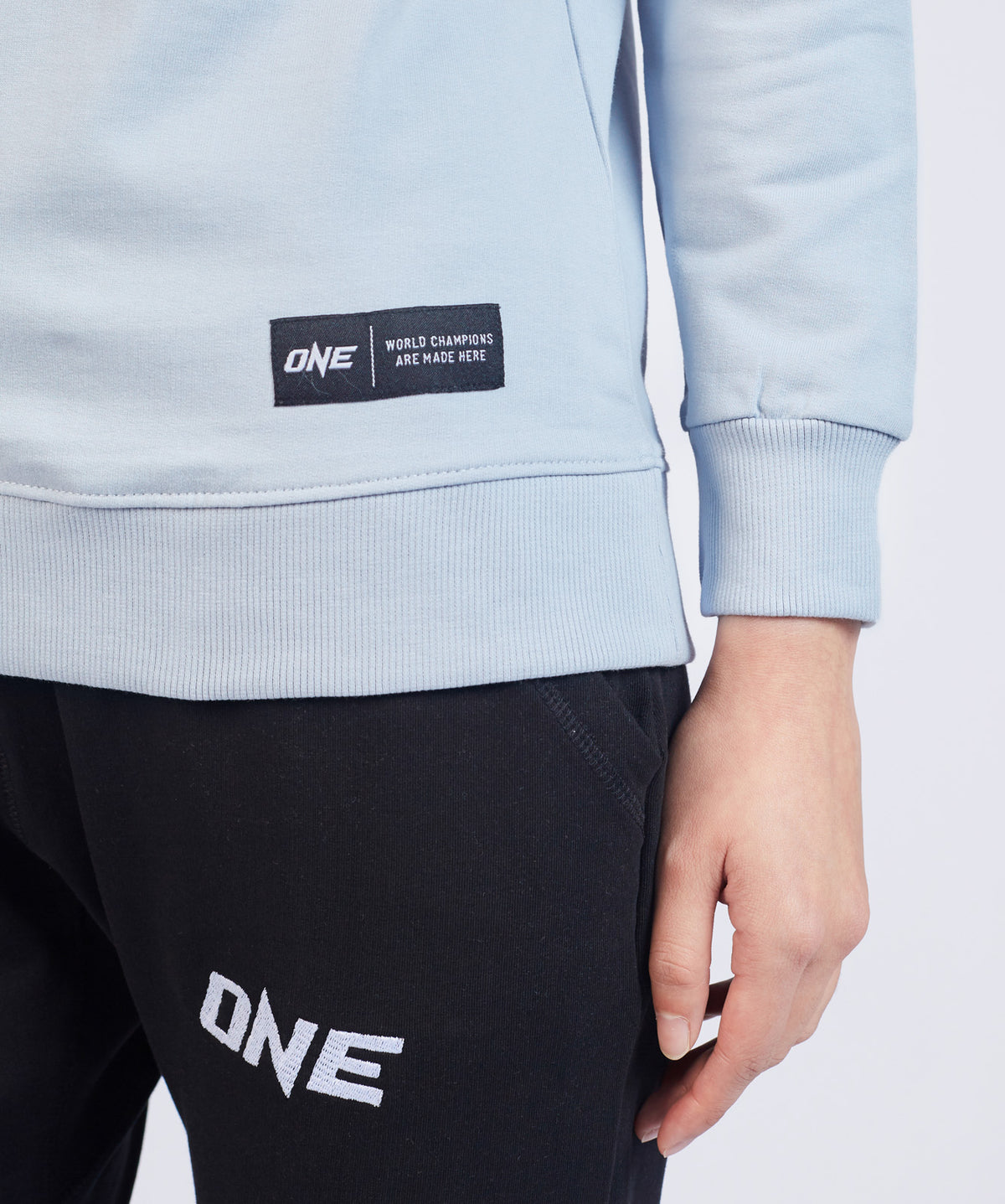ONE Signature Logo Sweatshirt (Steel Blue) - ONE.SHOP | The Official Online Shop of ONE Championship