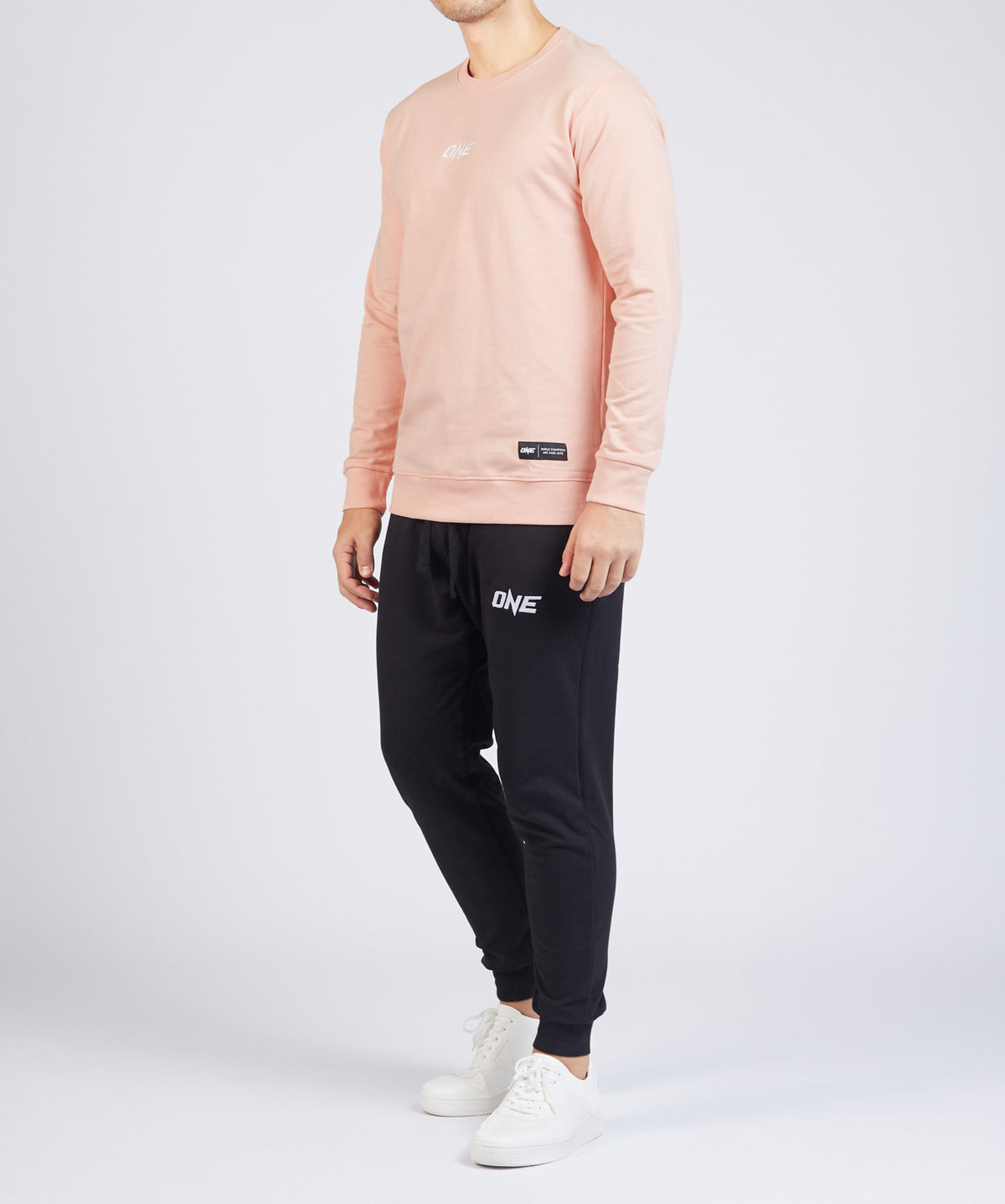ONE Signature Logo Sweatshirt (Peach Pink) - ONE.SHOP | The Official Online Shop of ONE Championship