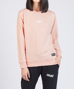 ONE Signature Logo Sweatshirt (Peach Pink) - ONE.SHOP | The Official Online Shop of ONE Championship
