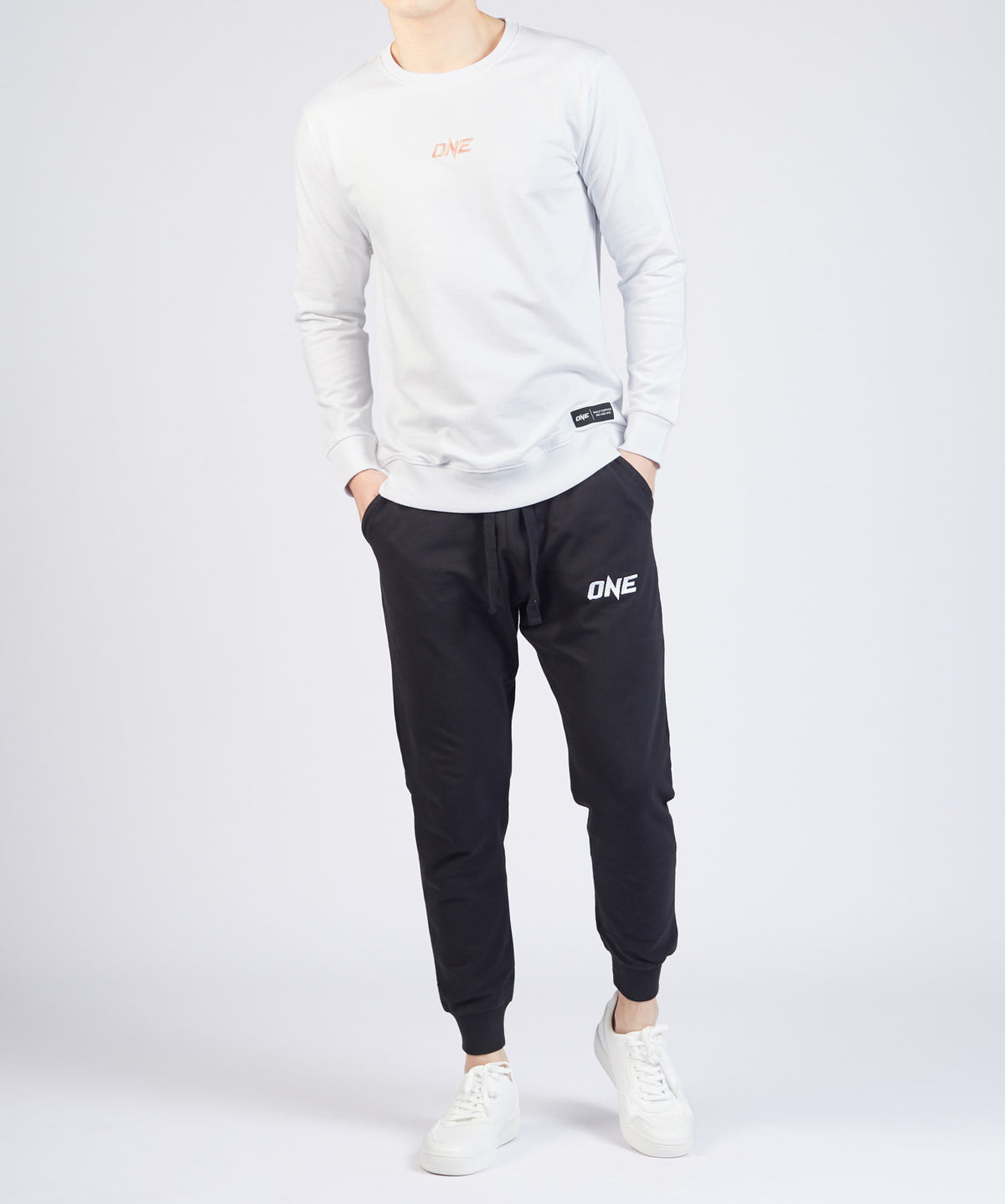 ONE Signature Logo Sweatshirt (White) - ONE.SHOP | The Official Online Shop of ONE Championship