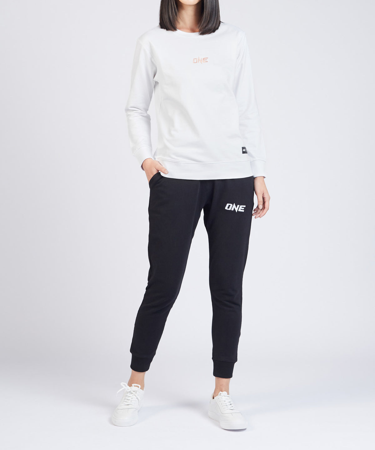 ONE Signature Logo Sweatshirt (White) - ONE.SHOP | The Official Online Shop of ONE Championship