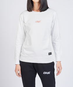 ONE Signature Logo Sweatshirt (White) - ONE.SHOP | The Official Online Shop of ONE Championship