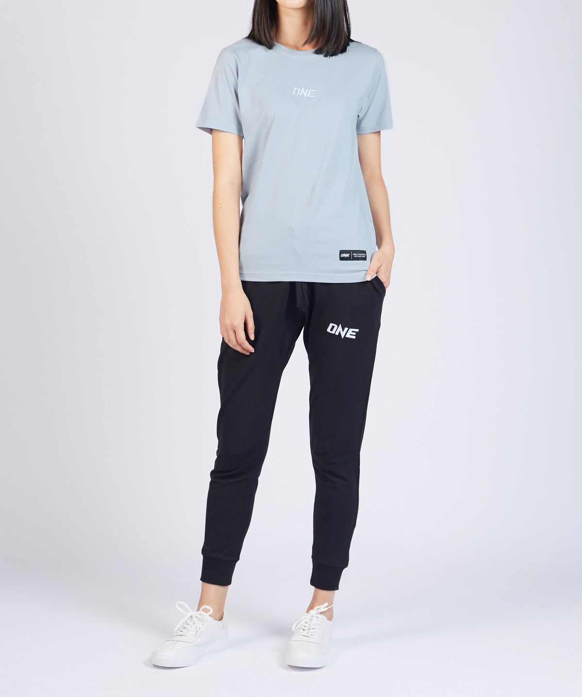 ONE Signature Logo Tee (Steel Blue) - ONE.SHOP | The Official Online Shop of ONE Championship