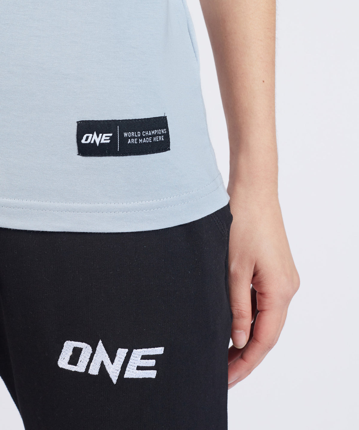 ONE Signature Logo Tee (Steel Blue) - ONE.SHOP | The Official Online Shop of ONE Championship
