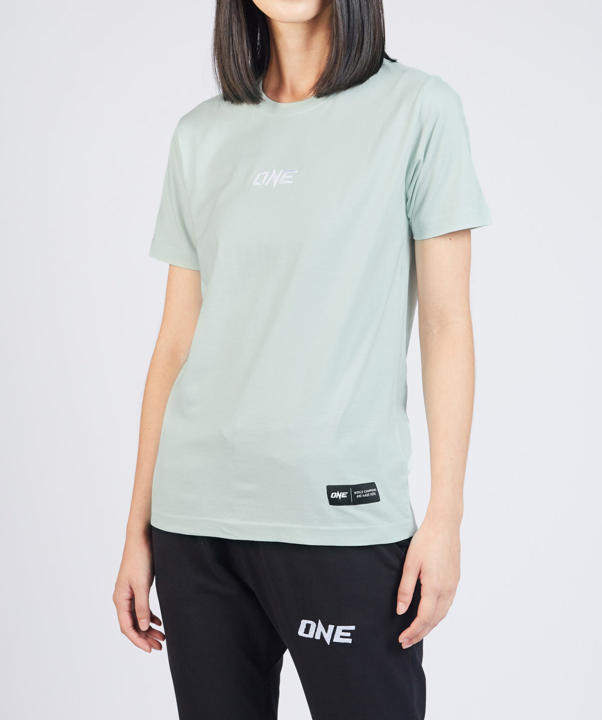 ONE Signature Logo Tee (Sage Green) - ONE.SHOP | The Official Online Shop of ONE Championship