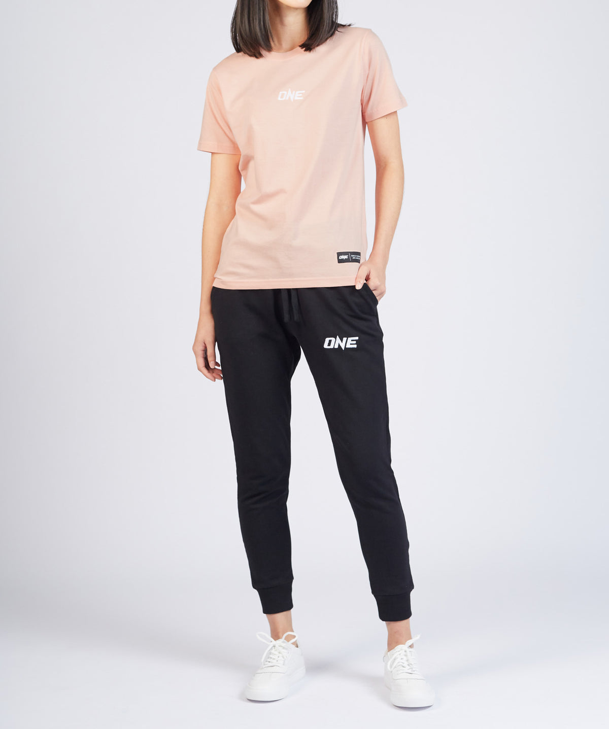 ONE Signature Logo Tee (Peach Pink) - ONE.SHOP | The Official Online Shop of ONE Championship