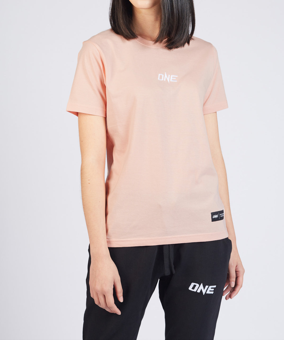 ONE Signature Logo Tee (Peach Pink) - ONE.SHOP | The Official Online Shop of ONE Championship