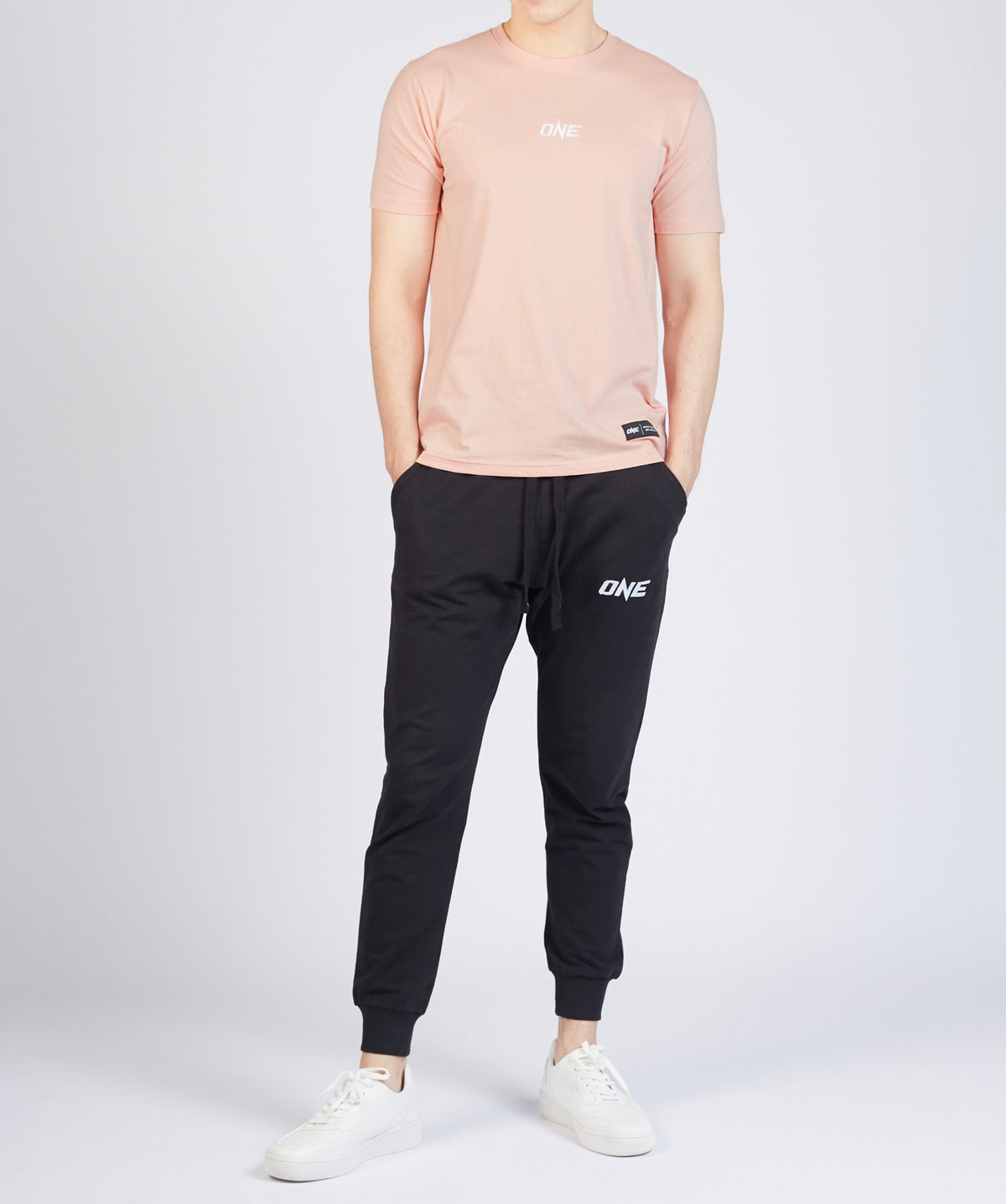 ONE Signature Logo Tee (Peach Pink) - ONE.SHOP | The Official Online Shop of ONE Championship