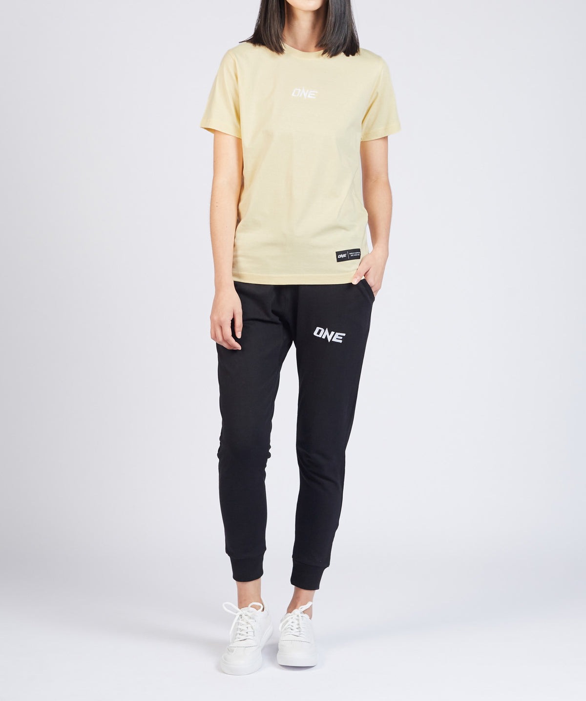 ONE Signature Logo Tee (Butter Yellow) - ONE.SHOP | The Official Online Shop of ONE Championship