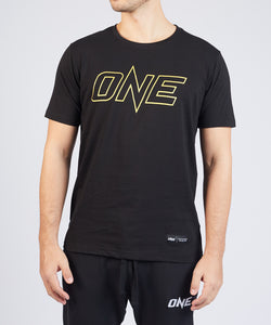 ONE Gold Metallic Logo Tee - ONE.SHOP | The Official Online Shop of ONE Championship