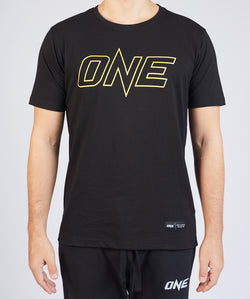 ONE Gold Metallic Logo Tee - ONE.SHOP | The Official Online Shop of ONE Championship