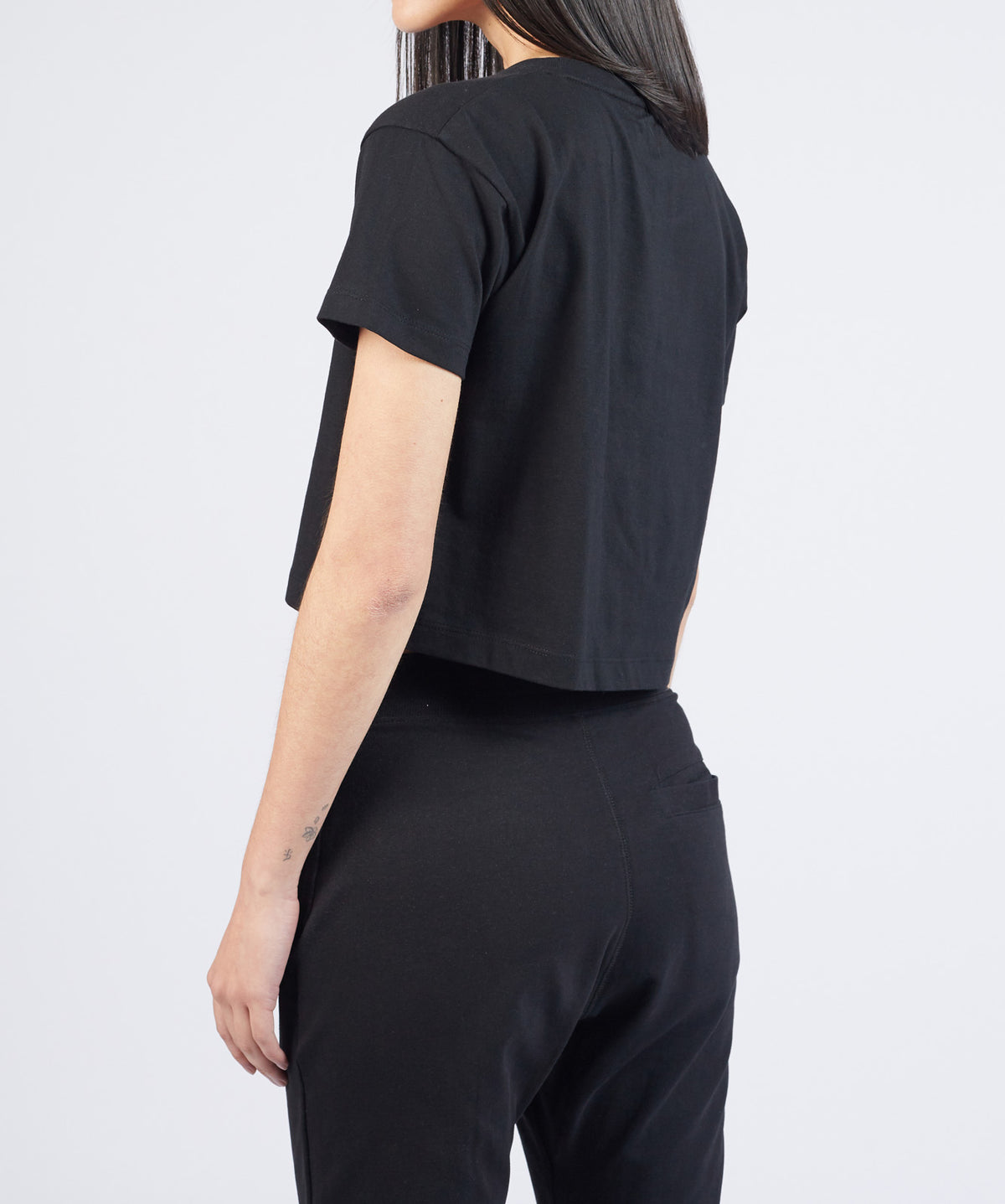 Empowered Crop Tee (Black)