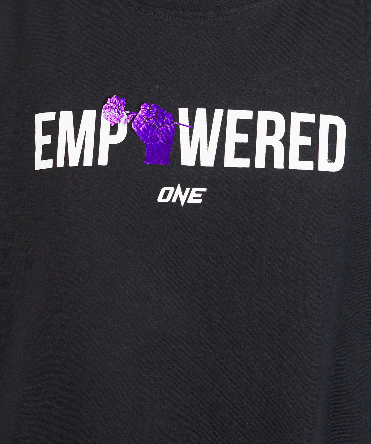 Empowered Crop Tee (Black)