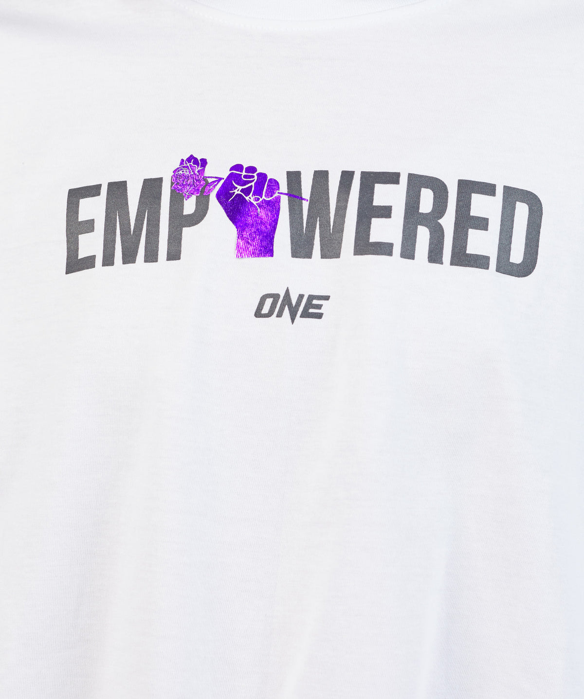Empowered Crop Tee (White)