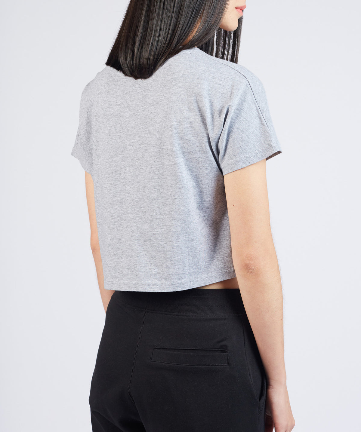 ONE Heather Gray Logo Crop Tee - ONE.SHOP | The Official Online Shop of ONE Championship