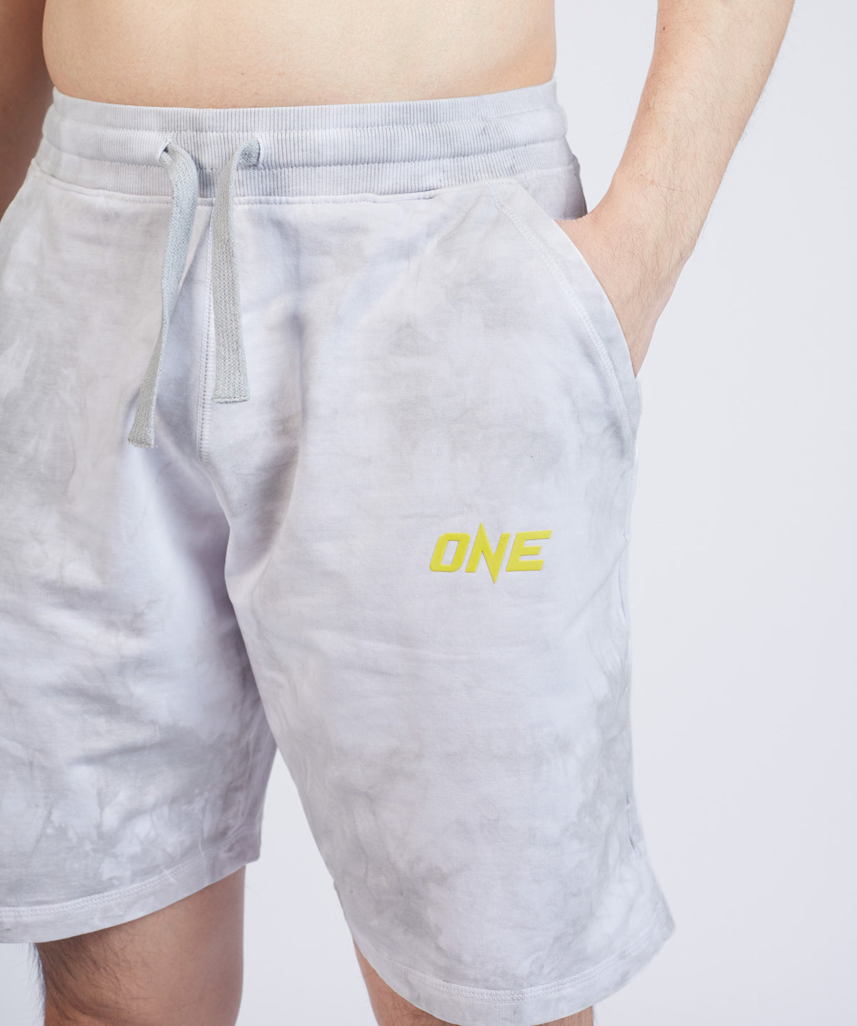 ONE Logo Tie Dye Jogger Shorts