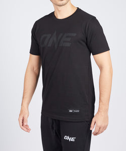 ONE Black Monotone Logo Tee - ONE.SHOP | The Official Online Shop of ONE Championship