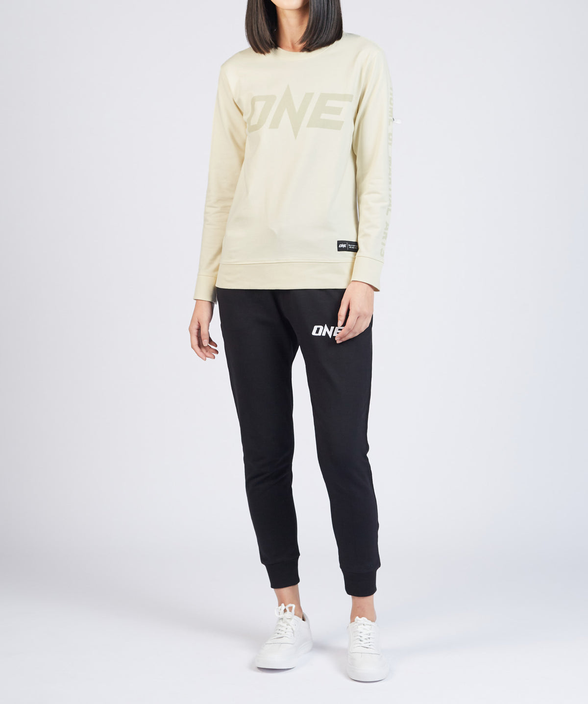 ONE Cream Logo Sweatshirt - ONE.SHOP | The Official Online Shop of ONE Championship