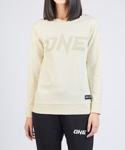 ONE Cream Logo Sweatshirt - ONE.SHOP | The Official Online Shop of ONE Championship