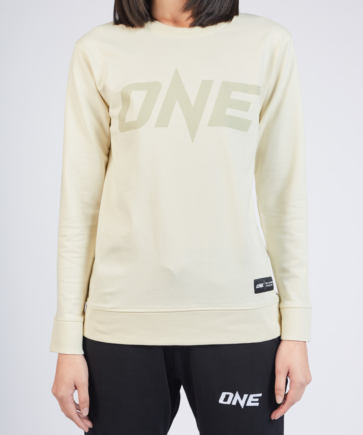 ONE Cream Logo Sweatshirt - ONE.SHOP | The Official Online Shop of ONE Championship