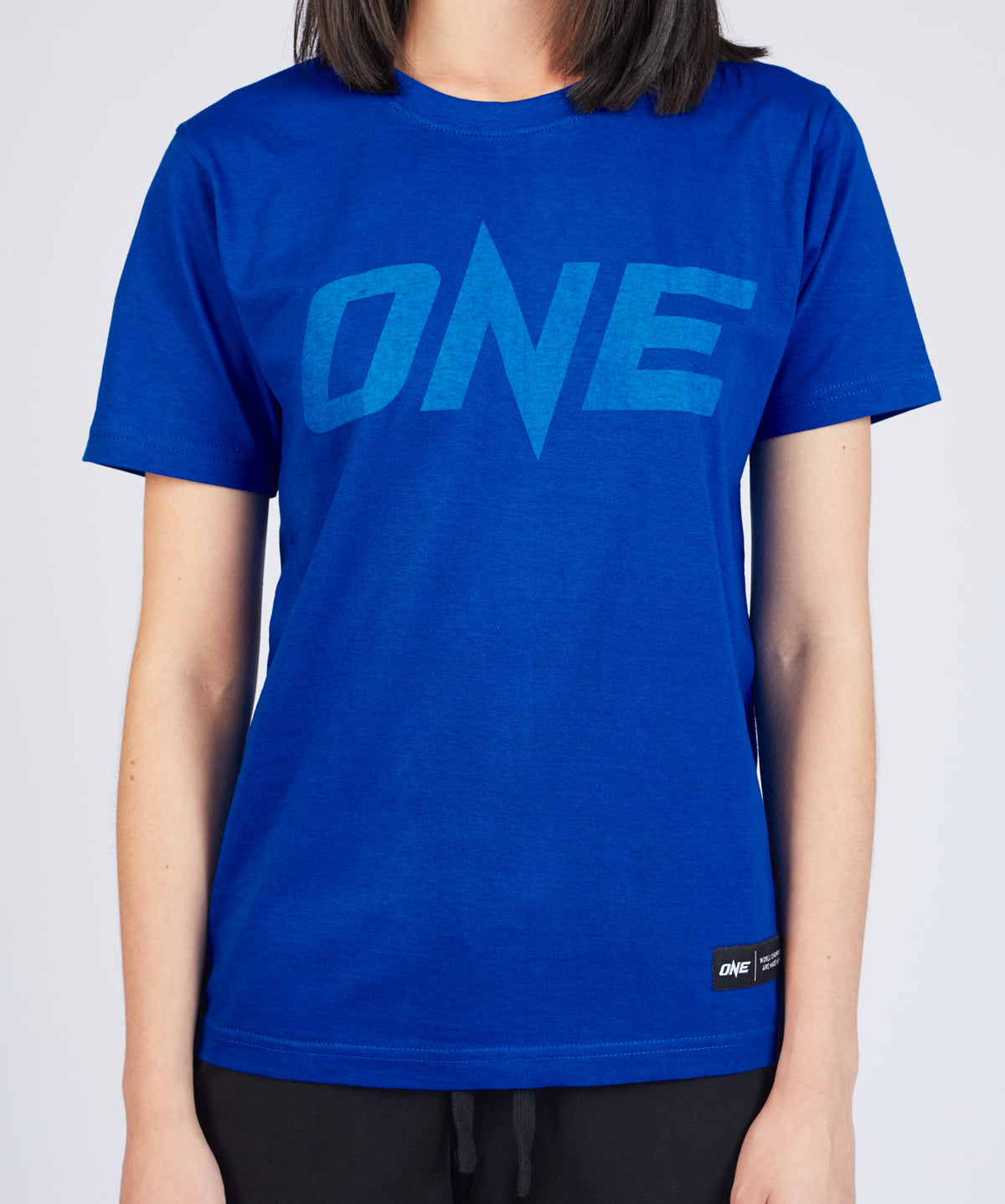 ONE Blue Monotone Logo Tee - ONE.SHOP | The Official Online Shop of ONE Championship