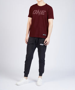 ONE Maroon Monotone Logo Tee - ONE.SHOP | The Official Online Shop of ONE Championship
