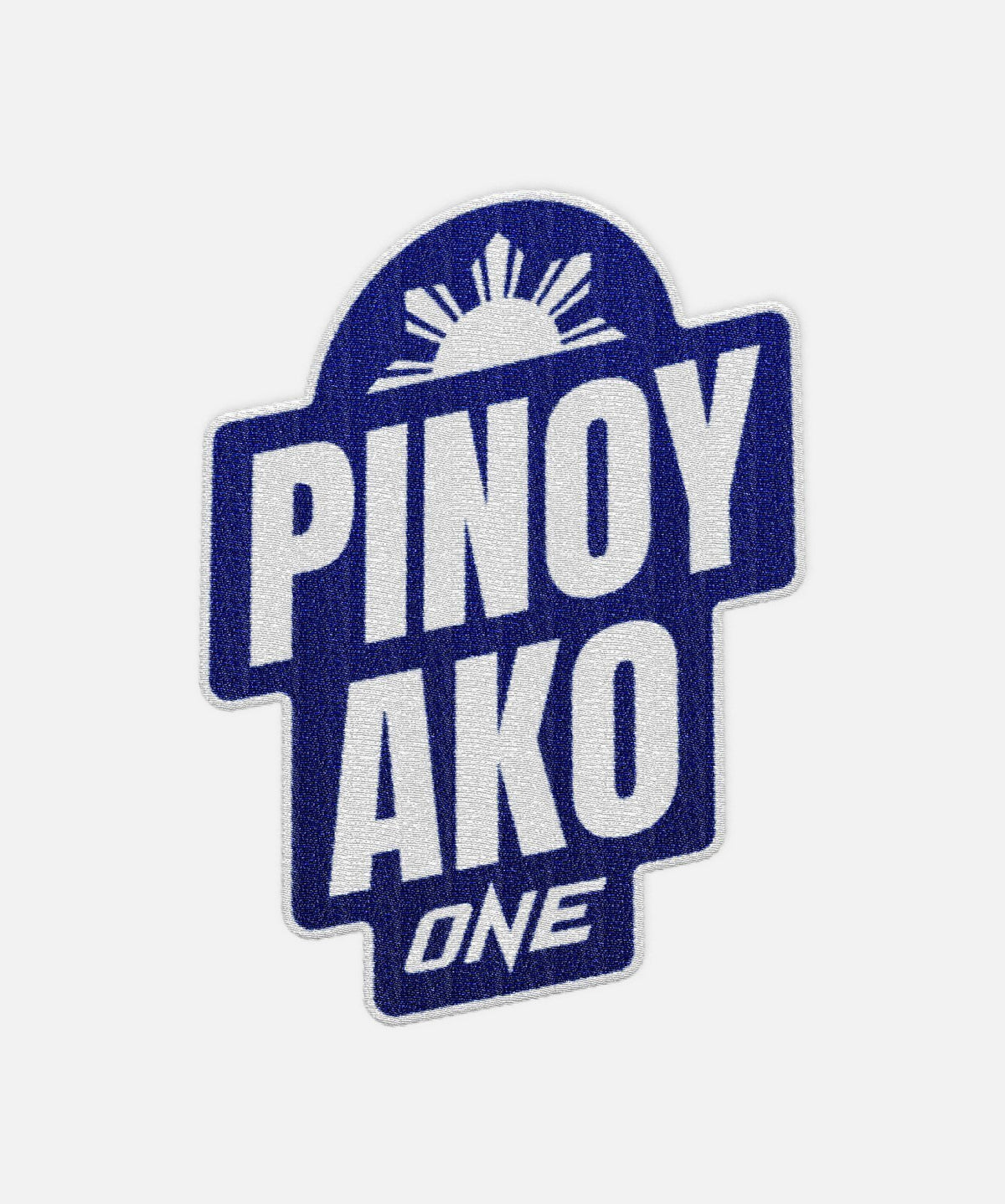 Pinoy Ako Woven Patch (Blue)