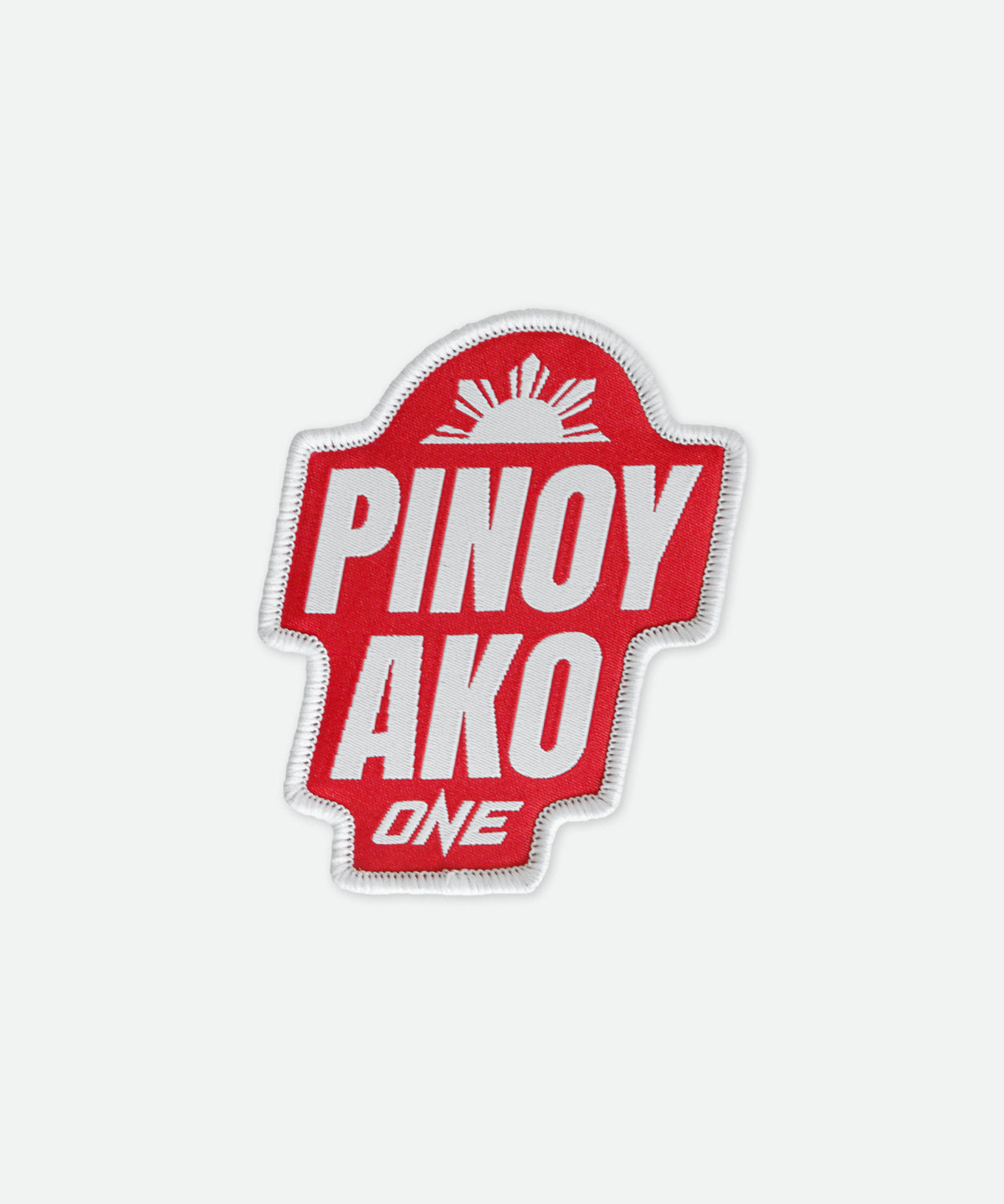 Pinoy Ako Woven Patch (Red)