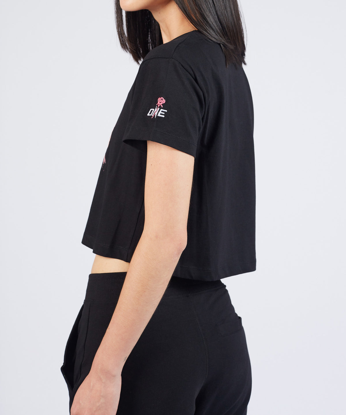 WE ARE ONE Crop Top (Black)