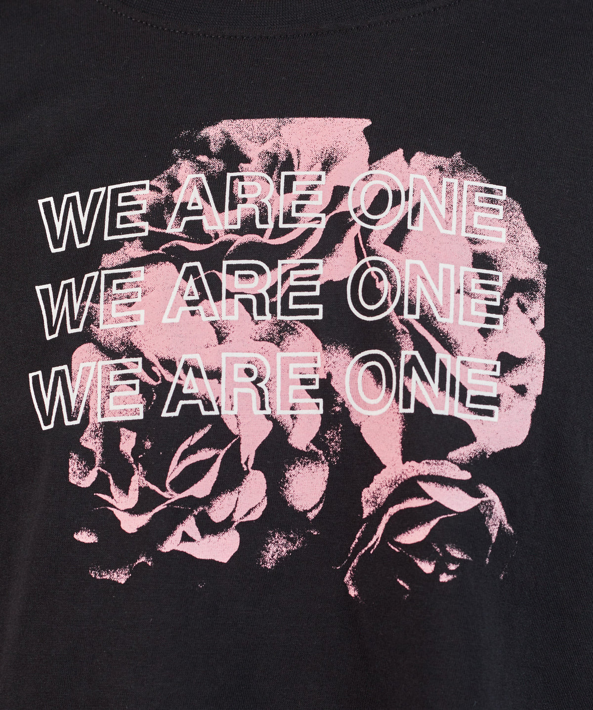 WE ARE ONE Crop Top (Black)