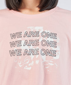 WE ARE ONE Crop Top (Pink)