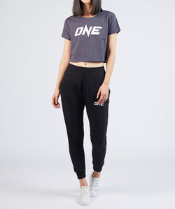 ONE Denim Blue Logo Crop Tee - ONE.SHOP | The Official Online Shop of ONE Championship
