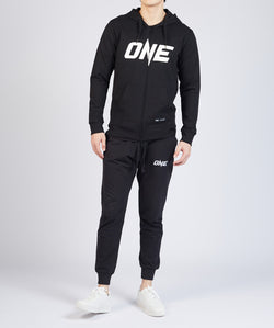 ONE Black Logo Zip Hoodie - ONE.SHOP | The Official Online Shop of ONE Championship
