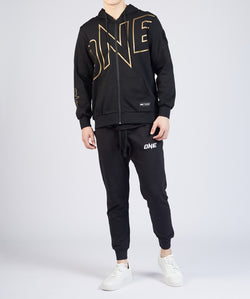 ONE World Champion Walkout Zip Hoodie (Black/Gold) - ONE.SHOP | The Official Online Shop of ONE Championship