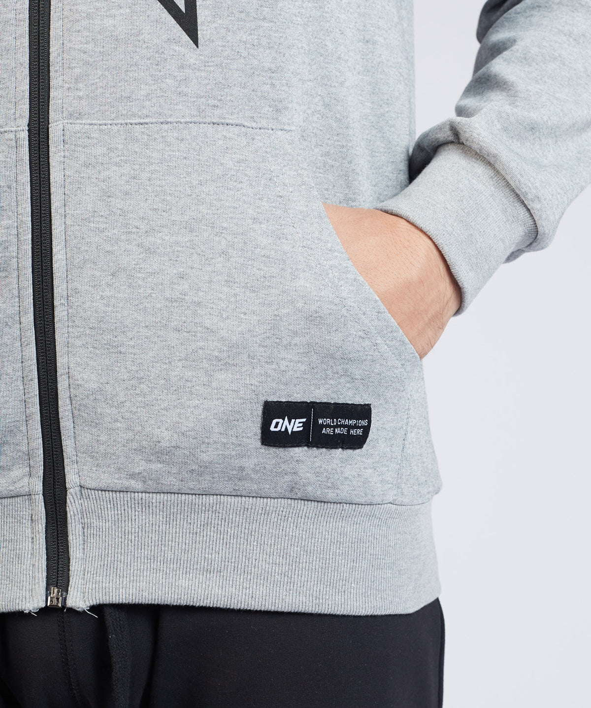 ONE Walkout Zip Hoodie (Gray) - ONE.SHOP | The Official Online Shop of ONE Championship