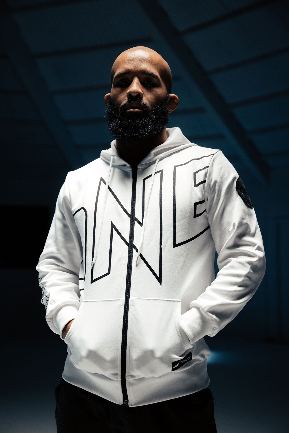 ONE Walkout Zip Hoodie (White) | ONE Championship – ONE.SHOP ONE Walkout Zip Hoodie (White) | ONE Championship – ONE.SHOP